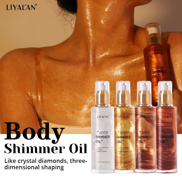 shimmer oil for body