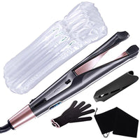 2-in-1 Hair Straightener & Curler – Professional Fast-Heating Styling Tool