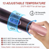 2-in-1 Hair Straightener & Curler – Professional Fast-Heating Styling Tool