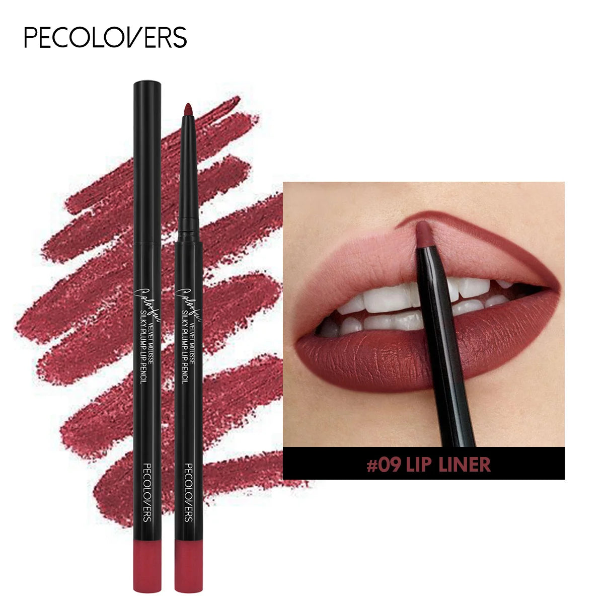 Waterproof Matte Lipliner Pencil – Long-Lasting, Non-Stick & Moisturizing Lip Contour