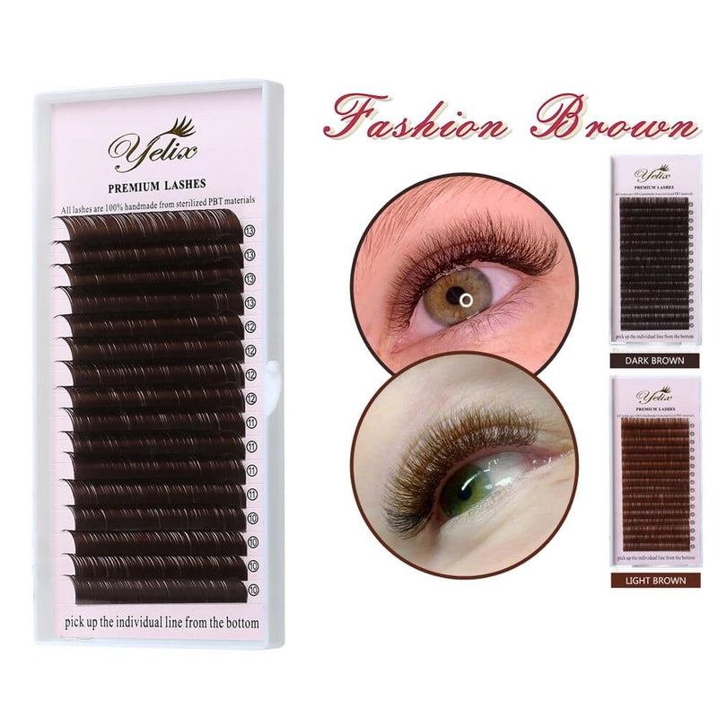 dark brown false eyelashes 