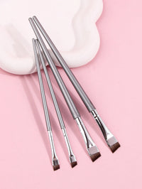 4PCS Liquid Eyeliner & Eyebrow Brush Set