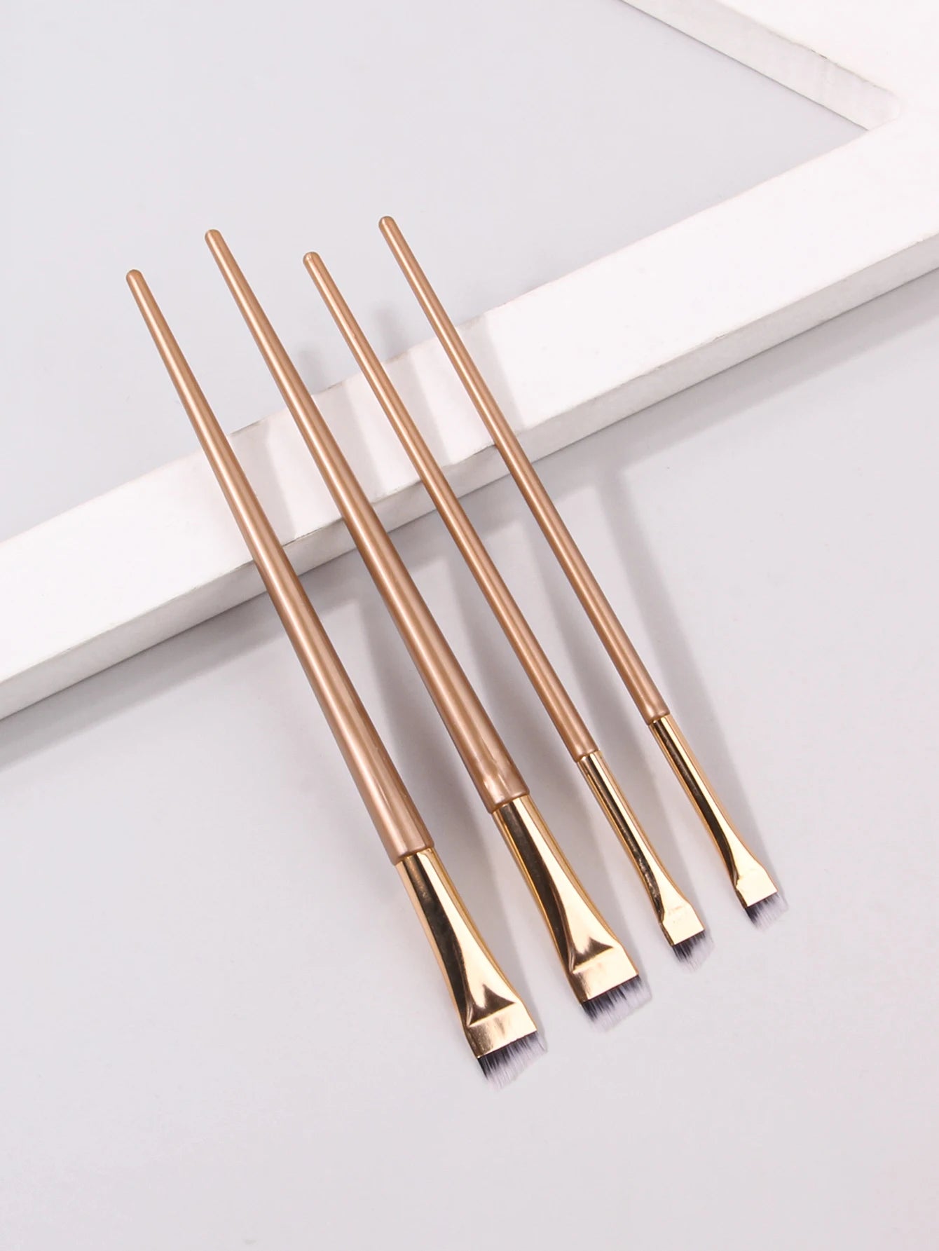 4PCS Liquid Eyeliner & Eyebrow Brush Set