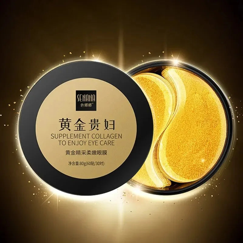 60PCS Golden Moisturizing Eye Mask