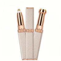 Rechargeable 2-in-1 Eyebrow Razor & Hair Shaver with LED Light
