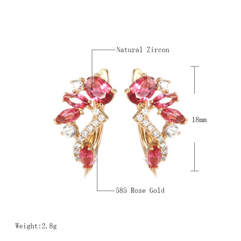 high quality cubic zirconia earrings  | Shopsglam