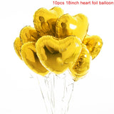 heart shape foil balloon