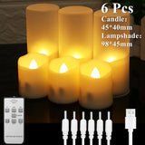 orange led flameless candles | shopsglam