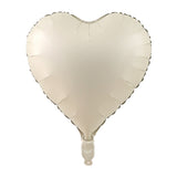 white foil heart balloons 