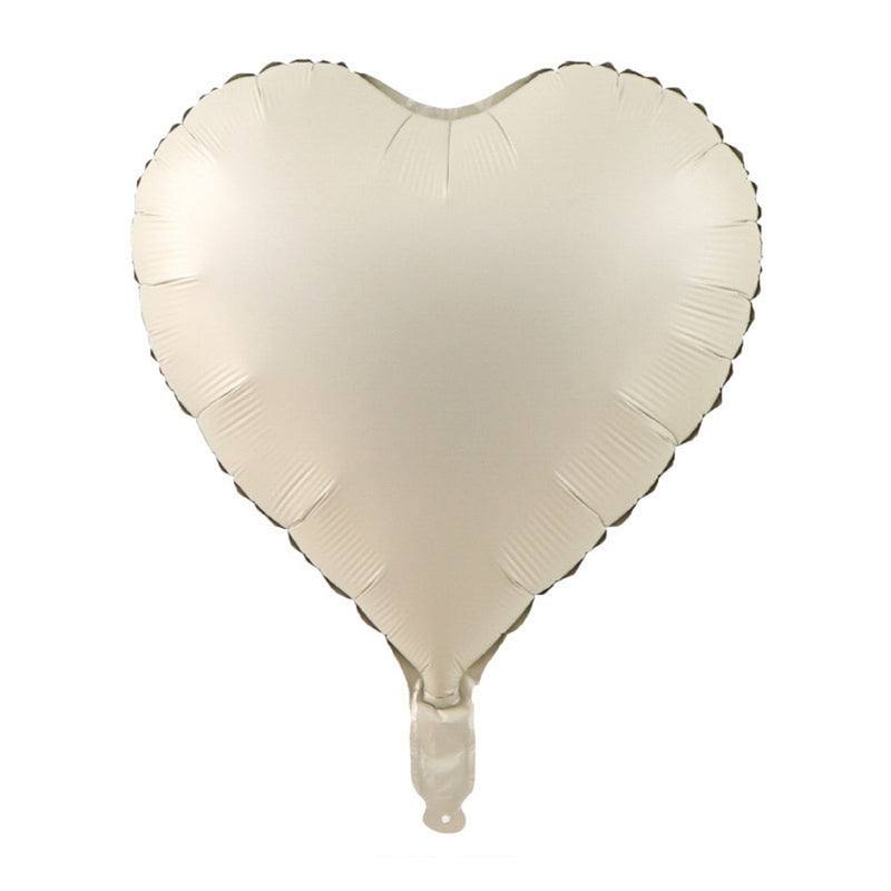 white foil heart balloons 