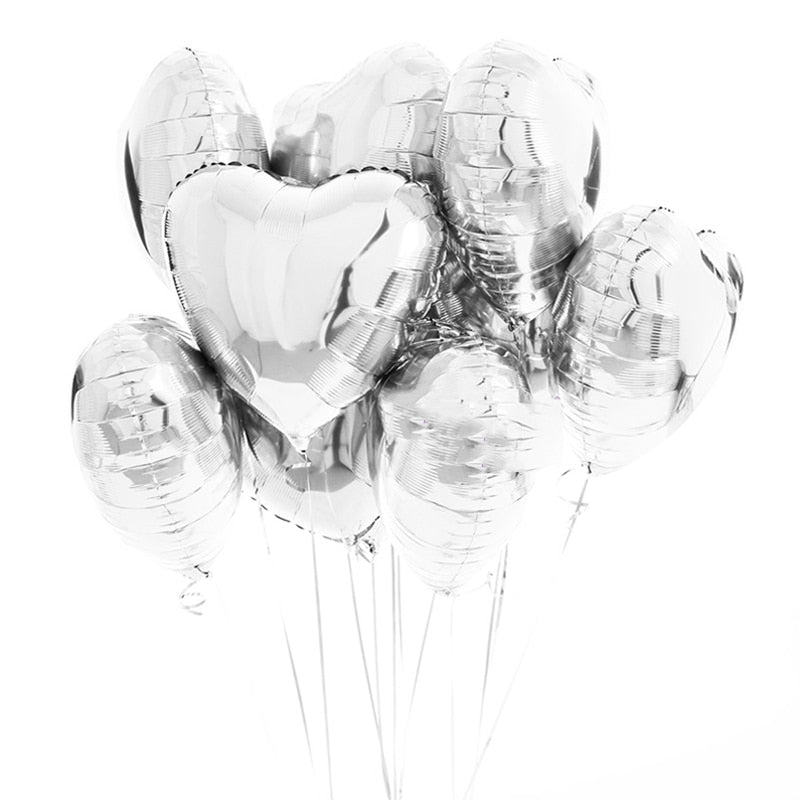 heart shaped foil balloon