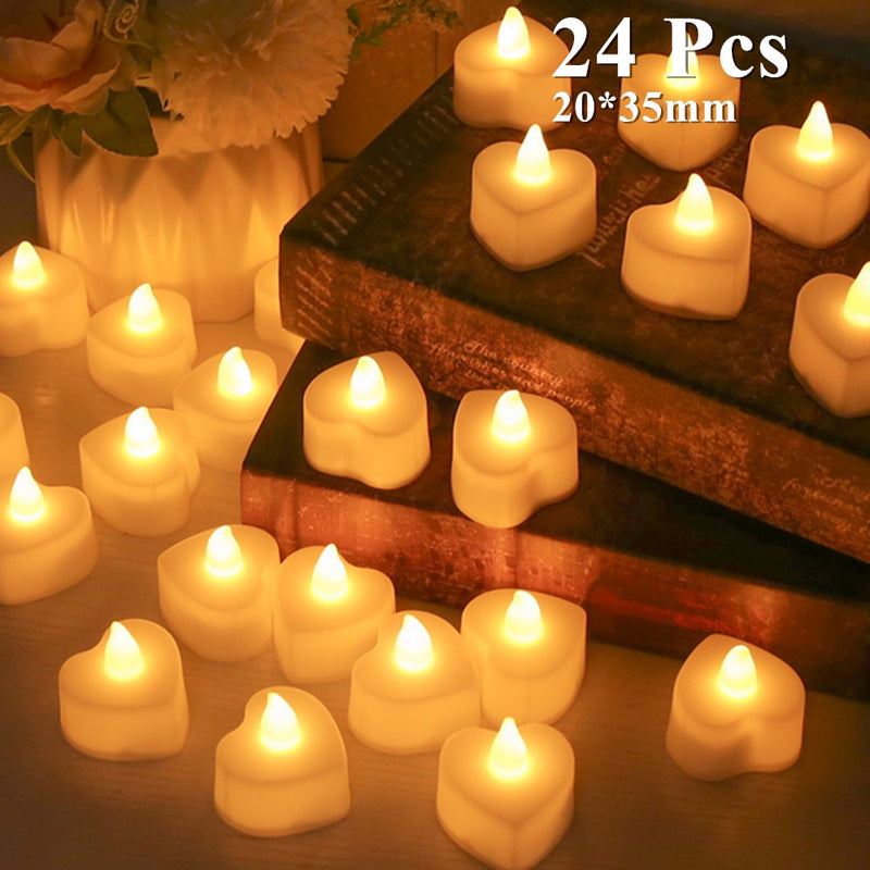 red flameless led candles | shopsglam