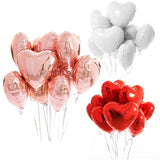 foil heart balloons