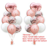 heart foil balloons pink